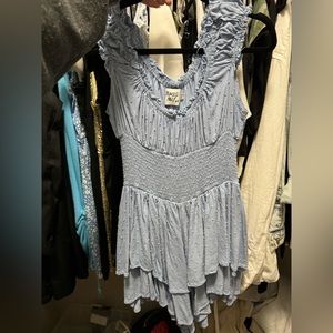Princess Polly light blue romper
